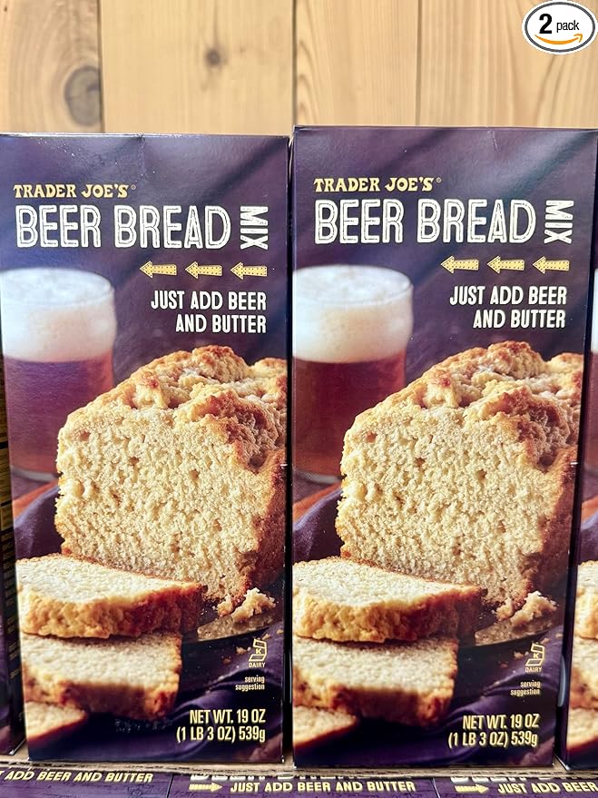 Trader Joe's Beer Bread Mix Just Add Beer and Butter 19 oz