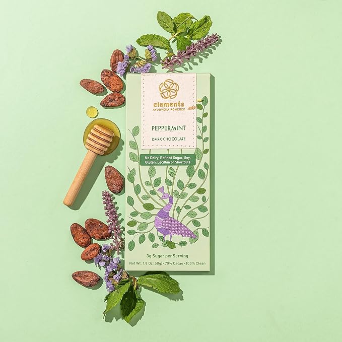 Elements Truffles Dark Chocolate Bar Combo Pack of 5 | Ayurvedic Vegan &amp Gluten Free | No Refined Sugar &amp Artificial Flavours | Enriched with Cocoa &amp Coconut Sugar