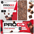 ProGo Protein Bars (12 Pack) – Brain + Body Fuel with 20g Clean Protein Creatine &amp Collagen Peptides Made with 95% Pure Isolate Grass-Fed Beef Tallow No Fillers Naturally Sweetened with Honey