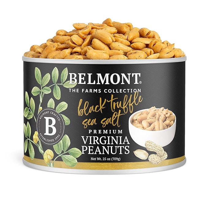 Belmont Peanuts Black Truffle Virginia Peanuts 25oz Farms Collection