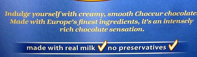 Choceur Milk Chocolate Milk Creme Bars Made in Germany 7.05 Ounce (3 Pack)