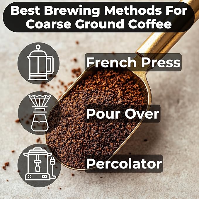 Moonbean - Freshly Roasted After Your Order – Specialty Grade Low Acid Organic Single Origin Medium to Dark Roast Coarse Ground Coffee No Bitterness Ethically Sourced 12OZ Compostable Bag
