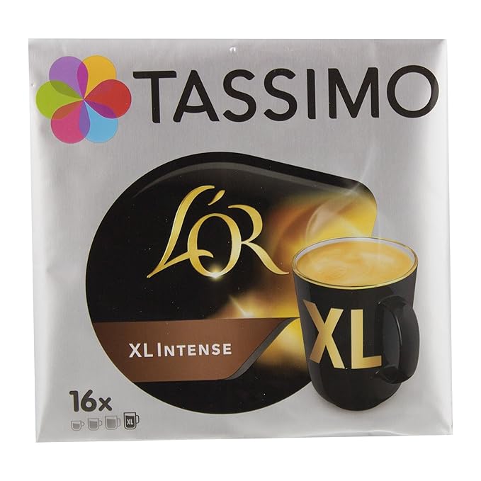 Tassimo L'Or XL Intense Coffee Coffee Capsules Ground Roast Coffee 48 T-Discs