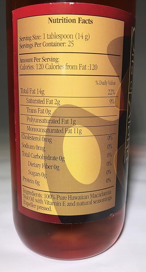 Pele's Fire Macadamia Nut Oil infused with Chilis by Oils of Aloha - 12.7 oz._AB