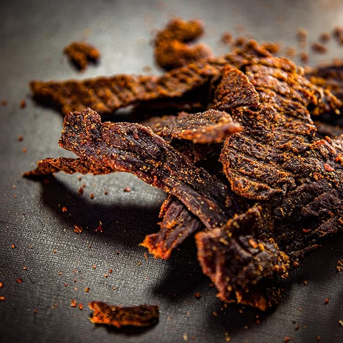 Centennial Cuts Beef Jerky – Ghost Town Ghost Pepper – High Protein Bold Ghost Pepper Heat – 7 oz Snack