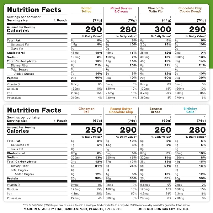 Oats Overnight Ultimate Variety Pack - High Protein 5g Fiber Breakfast Protein Shake Gluten Free Oatmeal Non GMO Oatmeal - Green Apple Cinnamon Coconut Cream Pie &amp More (16 Pack + Shaker Bottl
