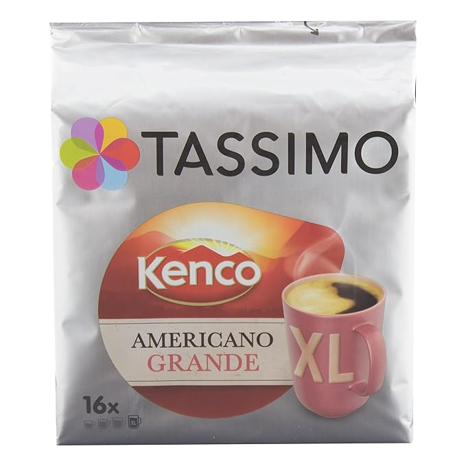 Tassimo Americano Grande XL Aromatic &amp Professional Roast Roasted Coffee Capsule 16 Portions