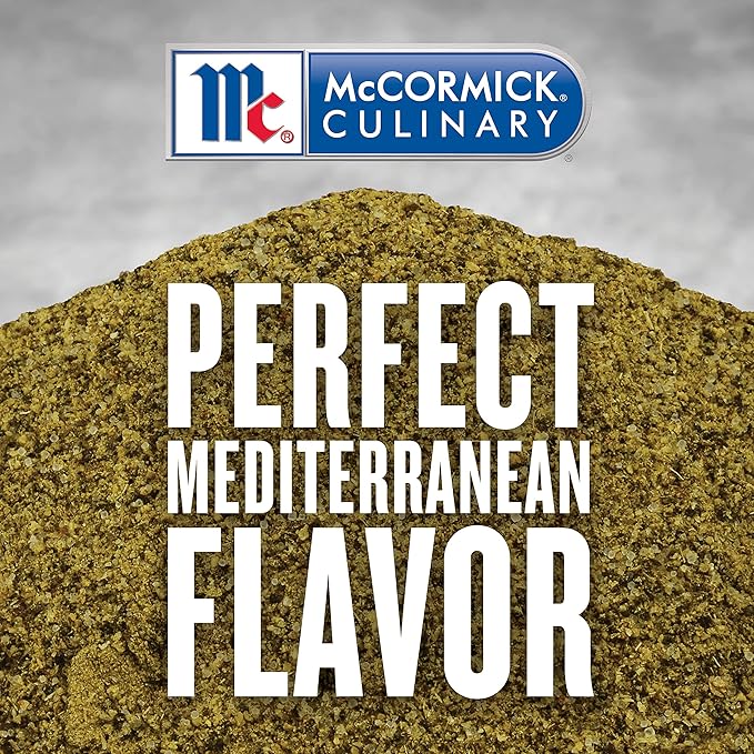 McCormick Culinary Greek Seasoning 23 oz - One 23 Ounce Container of Greek Seasoning Blend for Mediterranean Style Dishes Best with Salads Chicken Lamb Gyros Vegetables and More