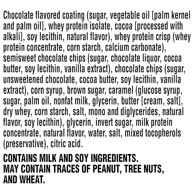 Gatorade Whey Protein Recover Bars Chocolate Chip 2.8 ounce(Pack of 12)
