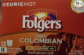 Folgers Gourmet Selections Keurig Brewed Medium Dark KCup12 ct Lively Columbian 12 Count