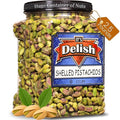 Premium California Roasted Unsalted Shelled Pistachio Kernels by Its Delish - 2.5 LBS Reusable Jumbo Container (Jar) Fresh &amp Crunchy Dry Roasted Pistachio Nuts No Shell No Salt Kosher Snack &amp