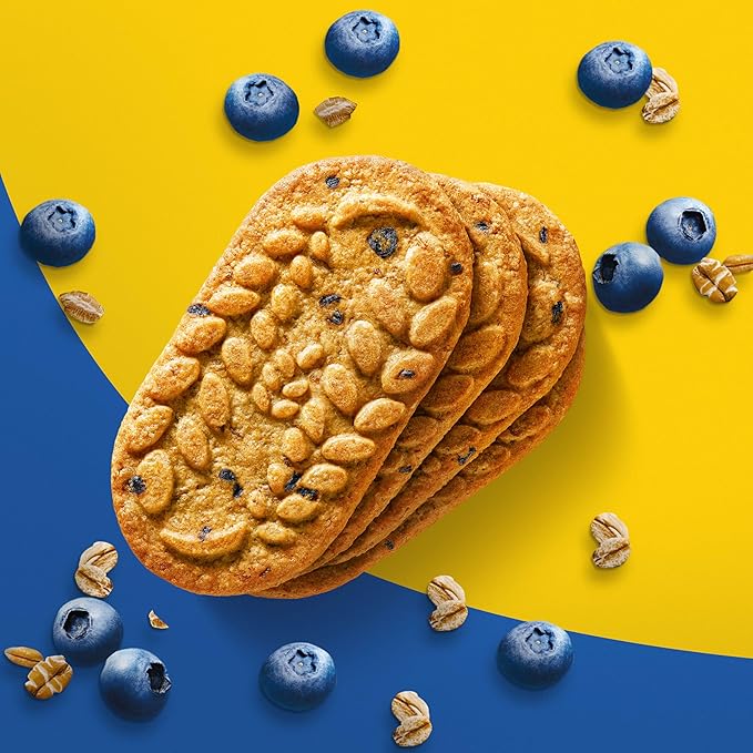 belVita Breakfast Bars Biscuits Blueberry 30 Total Packs 6 Boxes (4 Biscuits Per Pack)