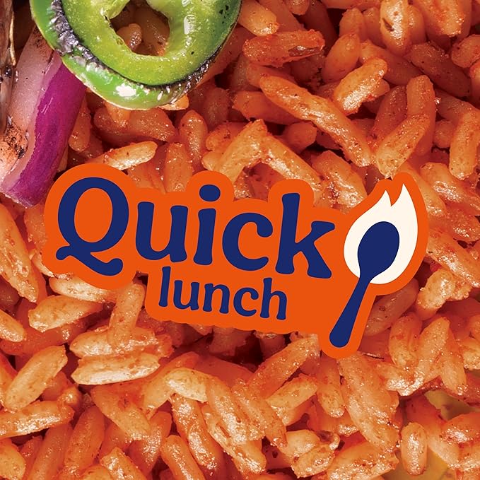 BEN'S ORIGINAL Ready Rice Spicy Mexican Style Flavored Rice Easy Dinner Side 8.5 oz Pouch (Pack of 12)