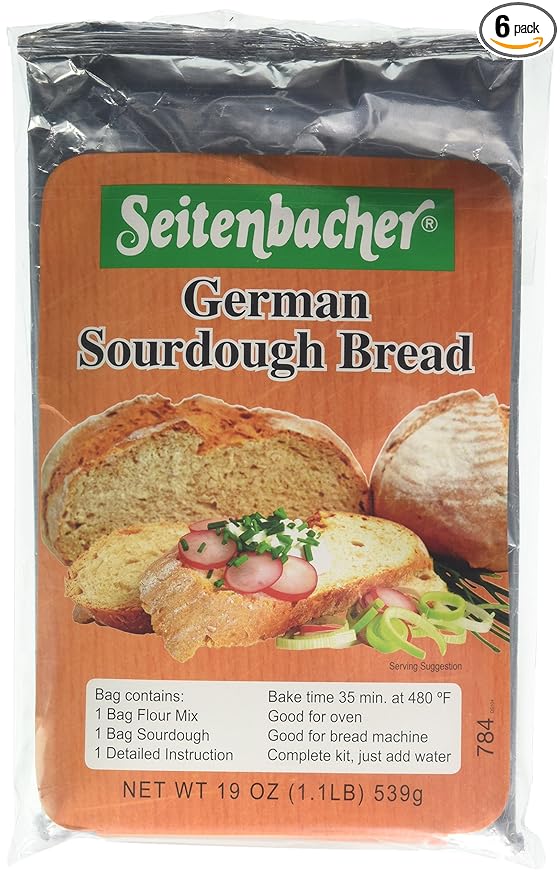 Seitenbacher German Sourdough Bread Mix 1.3 Pound (Pack of 6)