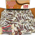 Whoopers Malted Milk Chocolate Candy Balls 2 Lbs Bulk Individually Wrapped Fun Size Packs 3 Balls Per Pack Original Malted Milk Balls Chocolate Candy Classic Treat for Office Snack and Movies Ap