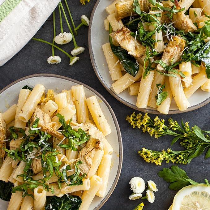Bionaturae Rigatoni Pasta Noodles - Durum Semolina Pasta Kosher High Protein Non-GMO Verified USDA Certified Durum Semolina Rigatoni Rigatoni Pasta Organic Crafted in Italy - 16 Oz 3 Pack