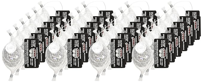 Only Kosher Candy Hanukkah Chocolate Gelt Coin - Kosher Parve Chanukkah Gelt Chocolate Coins and Nut Free Silver Foil Parve Chocolate Coins for Holiday Gifts - 24 x 0.5 Oz Sacks