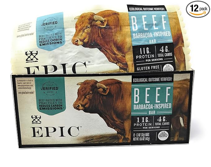 EPIC PROVISIONS Beef Barbacoa Bar 12 Count 1.3 OZ