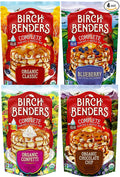 Birch Benders Pancake and Waffle Mix Variety: (Pack of 4) Organic Classic Blueberry Organic Confetti Organic Chocolate Chip