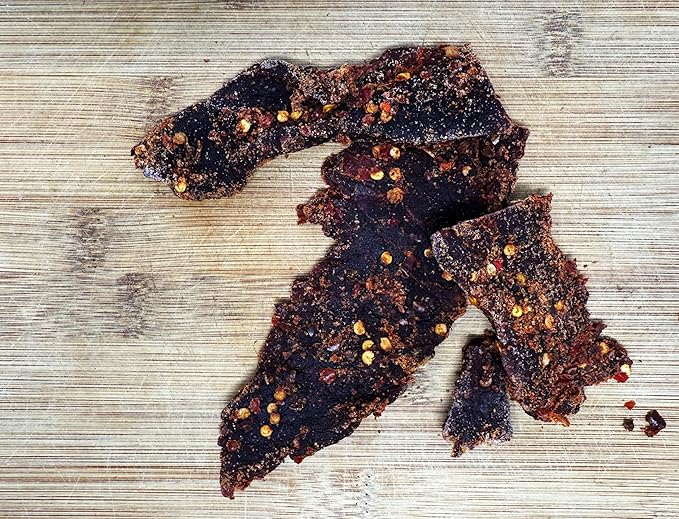 Slate Belt Smokehouse Ghost Pepper Jerky Spicy Beef Jerky with Hot Peppers 2.5 Ounce Pack of 3