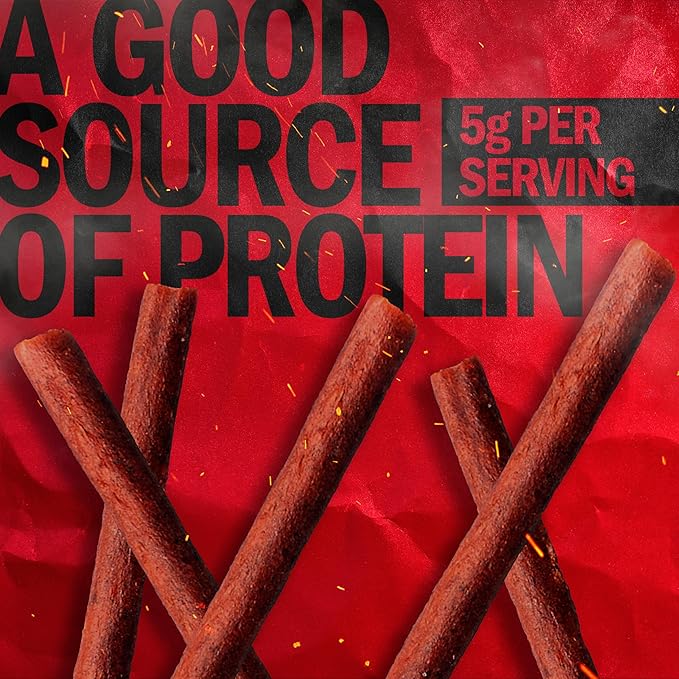 Jack Link's Beef SticksTeriyaki - Protein SnackMeat Stick with 5g of ProteinBeef Jerky Meat Snack Sticks Made with 100%-BeefKeto FriendlyIndividually Wrapped - 0.92 Oz.(Pack of 40)