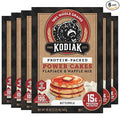 Kodiak Cakes Protein Pancake Power Cakes Flapjack and Waffle Baking Mix Buttermilk 20 Oz (Pack of 6)
