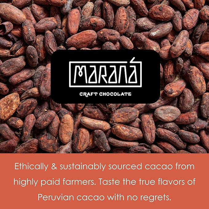 Maraná Chocolate Piura 80% Dark Chocolate 3 Pack - Peruvian Chocolate - Premium Bean-to-Bar Direct Sourced Made at Origin Single Origin Woman Owned BIPOC Owned Organic Award Winning - Vegan S