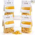 Gusta Penne Rigate Pasta - Premium Italian Pasta from Italy - Durum Wheat Semolina Organic Al Dente Pasta - Non-GMO &amp Gourmet Pasta - Family Owned Brand - 17.64oz / 500g (4 Pack)