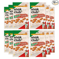 Snak Club Tajin Crunchy Peanuts Nuts with Chili and Lime Seasoning Mild 2.25 oz Snack Bags 12 Pack