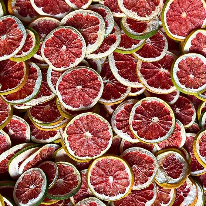 Dried Grapefruit Slices (140G) &amp Dried Blood Orange Slices (150G) Combo Pack for Cocktails Drinks Baking &amp Desserts