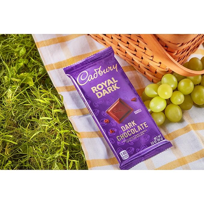 CADBURY ROYAL DARK Dark Chocolate Candy Bars 3.5 oz (14 Count)
