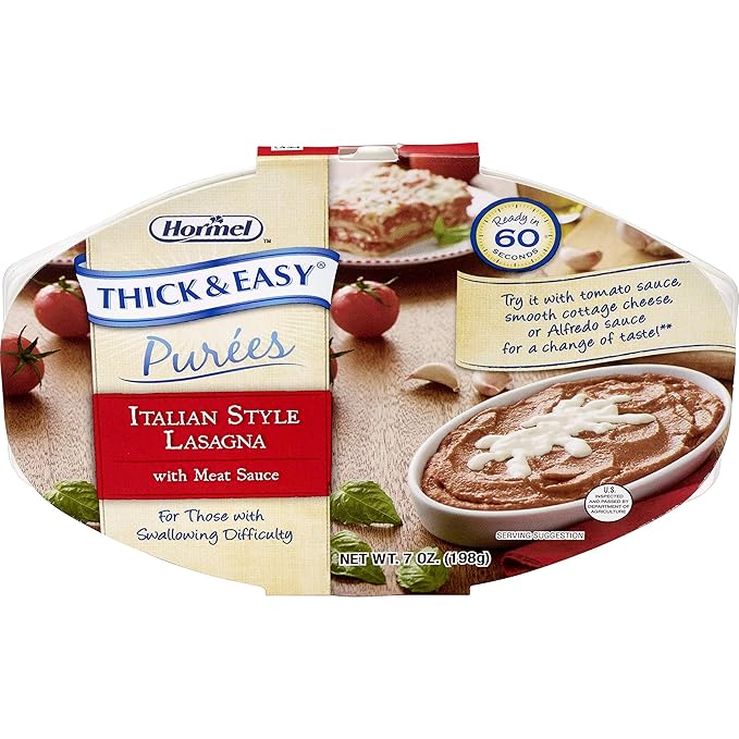Thick &amp Easy Purees Thick &amp Easy Purées Italian Style Beef Lasagna Purée 7 oz. Tray