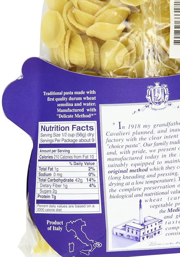 Benedetto Cavalieri Orecchiette 17.6-Ounce Bags (Pack of 2)