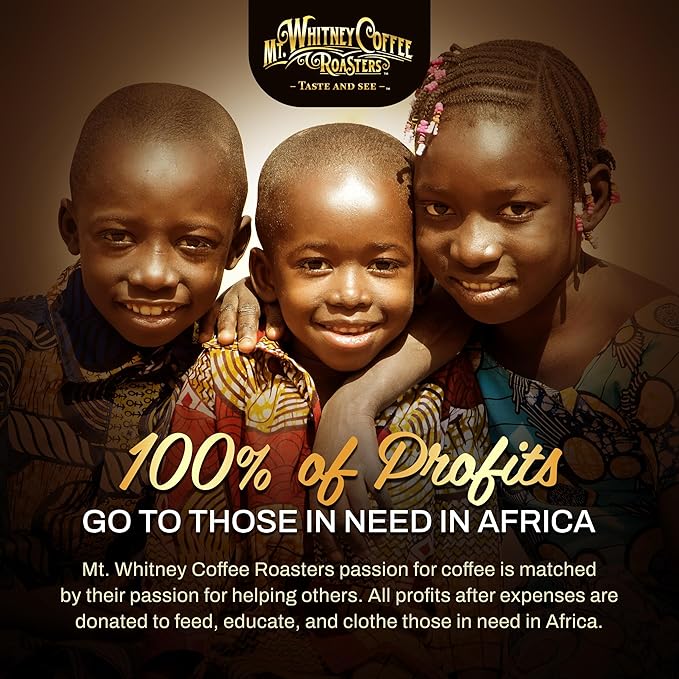 Mt. Whitney Base Camp Blend Coffee Beans - Medium Dark Roast Coffee Low Acid Coffee - Ground Coffee 2 pound (Pack of 1)