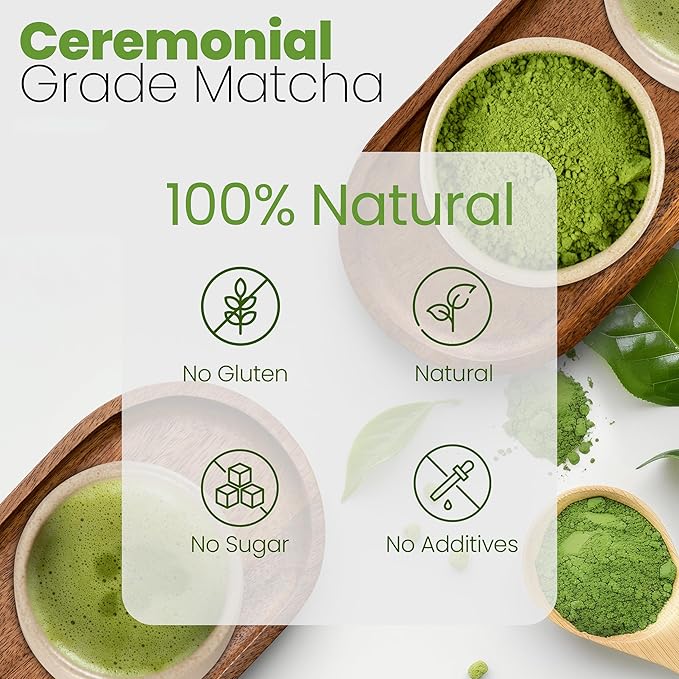 Matcha Wellness - TAKARAMONO Ceremonial Grade Matcha - Premium Japanese First Harvest Stone-Ground Matcha Green Tea Powder from Shizuoka Smooth Umami for Tea Ceremony Latte &amp Daily Wellness
