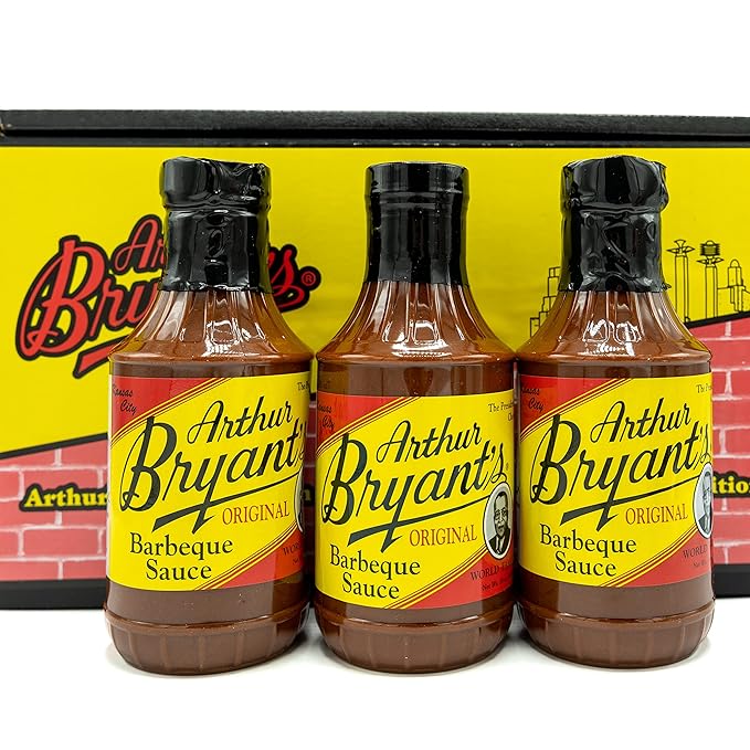 Arthur Bryants BBQ Sauce (Original) — BBQ Sauce Natural Flavor — Zesty &amp Bold Barbecue Flavor — Best BBQ Sauce for BBQ Lovers (18 Oz Pack of 3)