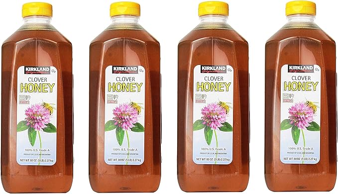 Kirkland Signature Pure Honey IYOcxC 4 Pack(5 Pound)
