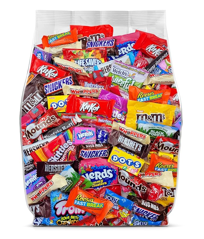 Assorted Chocolate Candy Variety Pack 2lb - Easter Candy Bulk Chocolate Individually Wrapped Candy for Easter Eggs Party Favors &amp Pinata Stuffers - 2 Pounds Bulk Candy Variety Mix