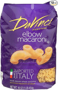 DaVinci Signature Elbow Macaroni 16 Ounce Resealable Bags (Pack of 12)