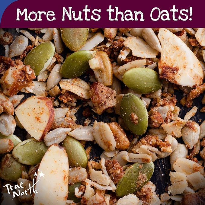 True North Granola – First Date Granola Maple Pecan Rich in Protein Low Sugar Gluten Free Vegan Non-GMO Bulk Bag 5 lb.