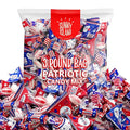 Patriotic Party Candy Mix | 3-Pound Bag About 180 Pieces | Popping Rocks Lollipops Peppermint Drops
