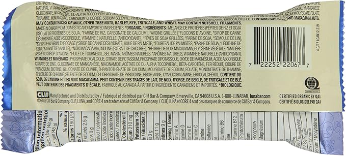Clifbar Clifbar Luna Bar - White Chocolate Macadamia White Chocolate Macadamia - Men's