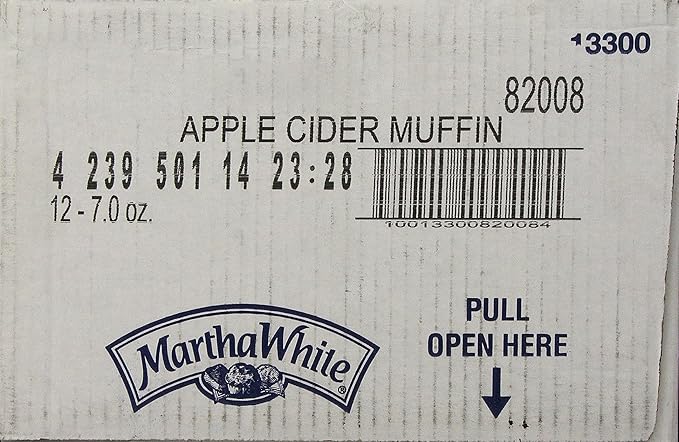 Martha White Apple Cider Muffin Mix 7 Ounce (Pack of 12)