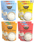 Miracle Noodle Ready to Eat Variety Pack 7 Oz (Pack of 8) Angel Hair Fettuccine Spaghetti &amp Rice Plant Based Shirataki Konjac Noodles 5 Calories Low Carb Keto Gluten-Free