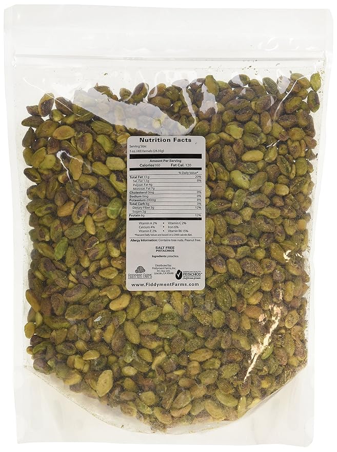 Fiddyment Farms 2lb Unsalted Pistachio Kernels
