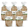 Dr. B's Wilbur Five Flour Multigrain Bread | 1g Net Carbs &amp 7g Protein | Low Calorie Vegan Sugar Free | Fresh Sliced Keto &amp Low Carb Bread Loaf (5 Pack (16 oz) Sesame)