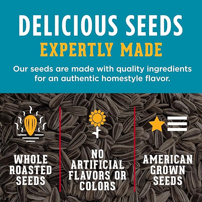 DAVID SEEDS Roasted and Salted Ranch Jumbo Sunflower Seeds Keto Friendly 5.25 oz 12 Pack