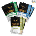Perky Jerky Wagyu Variety Pack 2.2 ounce (Pack of 6) - 200mg sodium - 12g Protein per serving - Low Fat - 100% US Sourced - Tender Texture and Bold Flavor