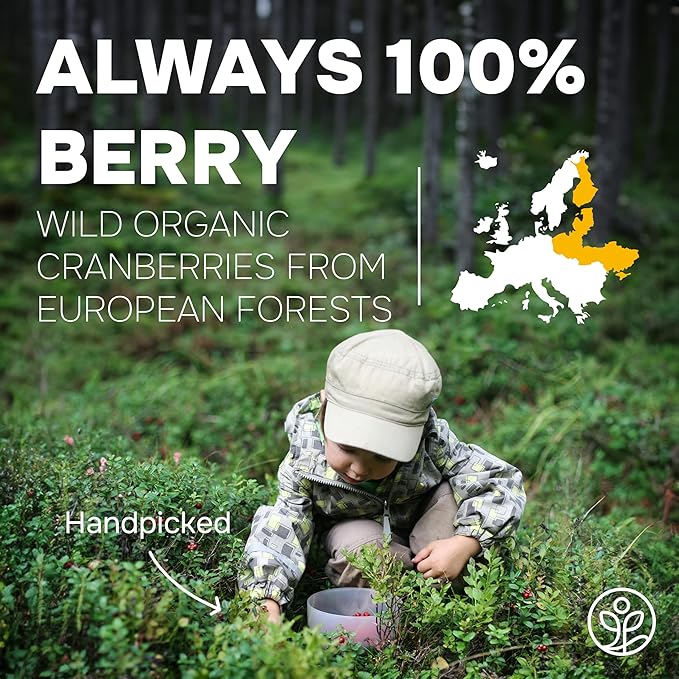 Jungle Powders Wild Cranberry Powder Organic 5 Ounces USDA Certified Freeze Dried Organic Cranberries Powder for Baking Flavoring Smoothies Additive Filler Free Superfood Extract from Whole Berries