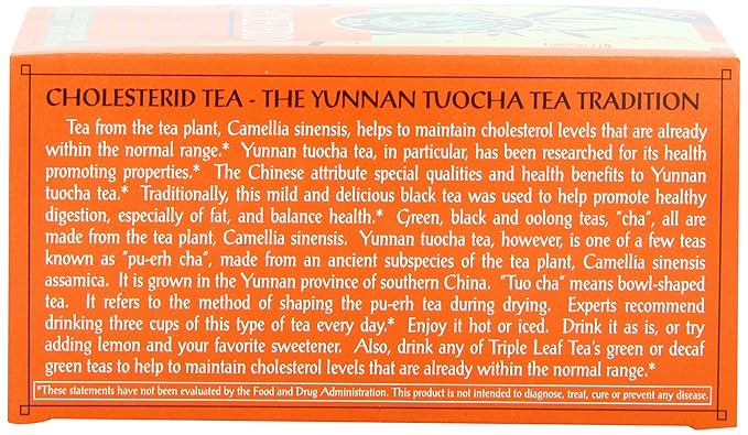 Triple Leaf Tea Cholesterid 20 Tea Bags (Pack of 6)
